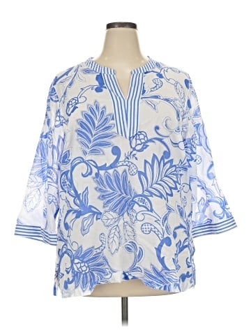 Talbots 3/4 Sleeve T-Shirt (view 1)