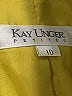 Kay Unger 100% Acetate Gold Blazer Size 10 - photo 3