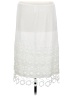 Assorted Brands Solid White Casual Skirt Size M - photo 2