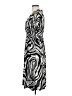 En Focus Studio Animal Print Silver Casual Dress Size 8 - photo 5
