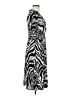 En Focus Studio Animal Print Silver Casual Dress Size 8 - photo 4