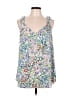 CAbi 100% Polyester White Sleeveless Blouse Size L - photo 1