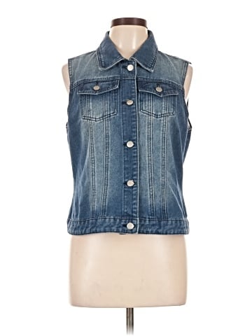 Unbranded Denim Vest (view 1)