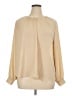 Ann Taylor 100% Polyester Tan Long Sleeve Blouse Size XL (petite) - photo 1