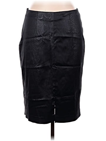 Hanna & Gracie Faux Leather Skirt (view 2)