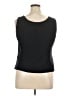Kasper 100% Polyester Black Sleeveless Top Size 16 - photo 2
