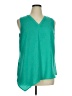 Apt. 9 100% Polyester Green Sleeveless Blouse Size XL - photo 1