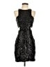 Express 100% Polyester Stars Black Cocktail Dress Size 4 - photo 1