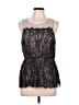Maurices 100% Polyester Black Sleeveless Blouse Size L - photo 1