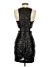 Express 100% Polyester Stars Black Cocktail Dress Size 4 - photo 2