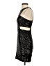 Express 100% Polyester Stars Black Cocktail Dress Size 4 - photo 5