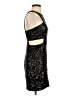 Express 100% Polyester Stars Black Cocktail Dress Size 4 - photo 4
