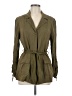 Guess 100% Rayon Green Trenchcoat Size M - photo 1