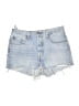 Levi's 100% Cotton Blue Denim Shorts Size 29 waist - photo 1