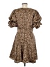 1.State 100% Polyester Animal Print Brown Cocktail Dress Size M - photo 2