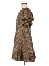 1.State 100% Polyester Animal Print Brown Cocktail Dress Size M - photo 5