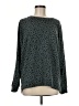 Lou & Grey Animal Print Green Pullover Sweater Size M - photo 1