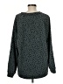 Lou & Grey Animal Print Green Pullover Sweater Size M - photo 2
