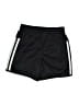 Adidas 100% Polyester Stripes Black Athletic Shorts Size 6 - photo 1
