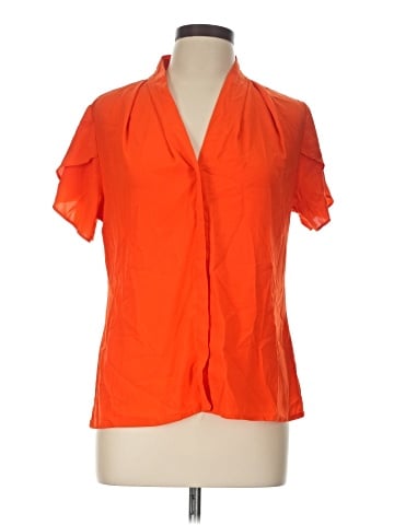 Calvin Klein Short Sleeve Blouse (view 1)