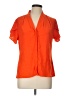 Calvin Klein Orange Short Sleeve Blouse Size L - photo 1