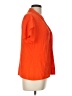 Calvin Klein Orange Short Sleeve Blouse Size L - photo 4