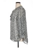Gibson Latimer 100% Polyester Animal Print Gray 3/4 Sleeve Blouse Size 1X - photo 5
