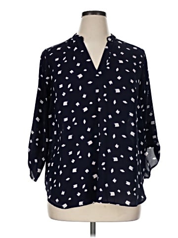 Lush 3/4 Sleeve Blouse (view 1)