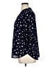 Lush 100% Polyester Polka Dots Blue 3/4 Sleeve Blouse Size 1X - photo 5