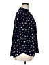 Lush 100% Polyester Polka Dots Blue 3/4 Sleeve Blouse Size 1X - photo 4