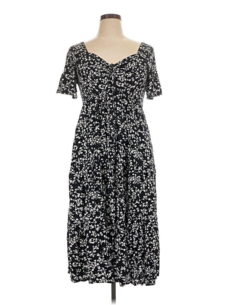 Pre-owned Bloomchic Casual Dress In Black