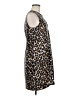 J.Crew 100% Polyester Animal Print Brown Cocktail Dress Size 6 - photo 4