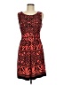 En Focus Studio Graphic Orange Casual Dress Size 8 - photo 1