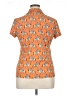 J. McLaughlin Orange Short Sleeve Blouse Size XL - photo 2