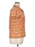 J. McLaughlin Orange Short Sleeve Blouse Size XL - photo 4