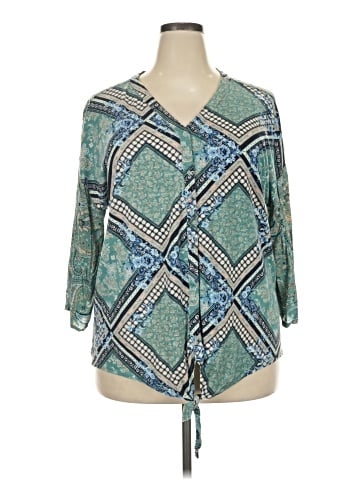 Cato 3/4 Sleeve Blouse (view 1)