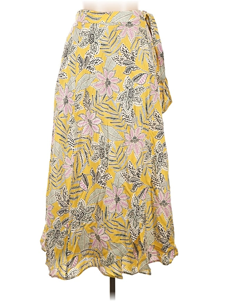 Pre-owned Marine Layer Casual Skirt In Yellow