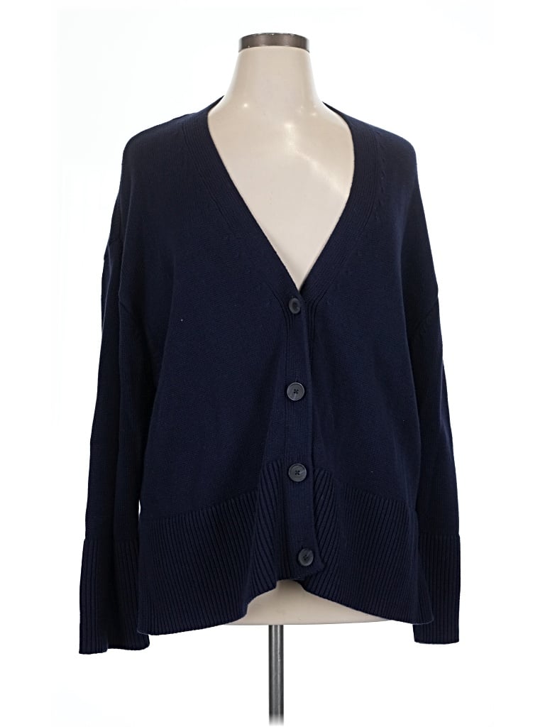 Pre-owned Gap Cardigan Sweater In Blue