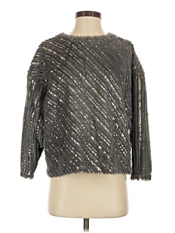 Zara W&B Collection 3/4 Sleeve Top (view 1)