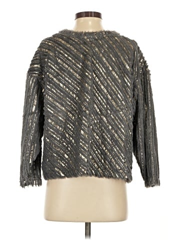 Zara W&B Collection 3/4 Sleeve Top (view 2)