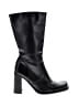Tracce 100% Leather Black Boots Size 4 - photo 1