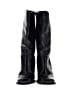 Tracce 100% Leather Black Boots Size 4 - photo 2