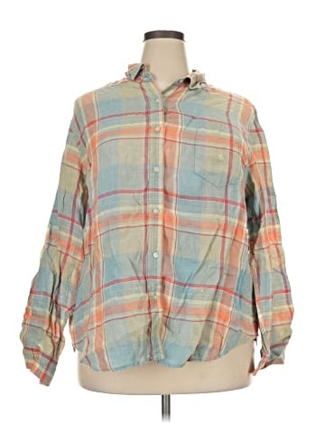 Lauren by Ralph Lauren Long Sleeve Button-Down Shirt (view 1)