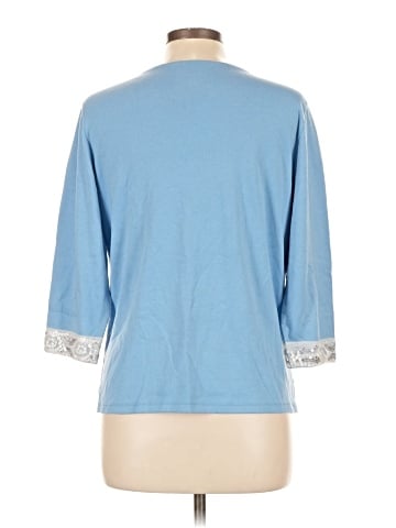 Draper's & Damon's 3/4 Sleeve Top (view 2)