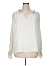 Ann Taylor 100% Polyester Ivory Long Sleeve Blouse Size XL - photo 1