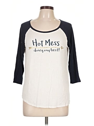 Eyeshadow 3/4 Sleeve T-Shirt (view 1)