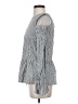 MICHAEL Michael Kors Gray Long Sleeve Blouse Size XS - photo 5