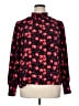 Sanctuary 100% Recycled Polyester Floral Red Long Sleeve Blouse Size XL - photo 1
