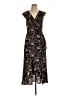 Max Studio Floral Black Cocktail Dress Size L - photo 1