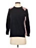 J.Crew 100% Merino Wool Color Block Black Wool Pullover Sweater Size XS - photo 1